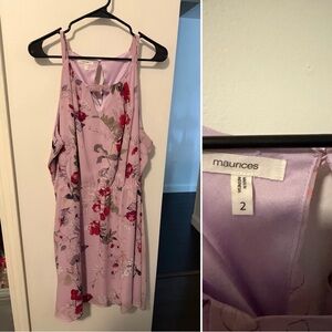Maurices Lavender Floral Dress